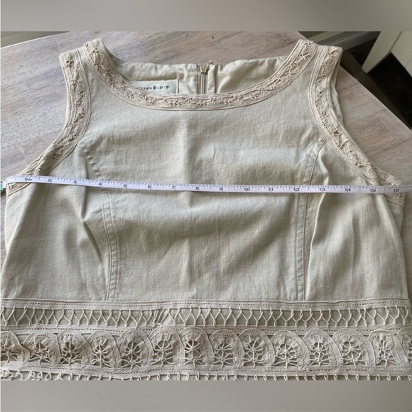 SUSAN BRISTOL-Linen Blend Dress Size 4 - Picture 5 of 7